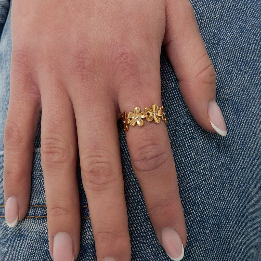 Ring "unendliche Blume"