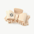 Haarklammer "Schleife mit Smiley"