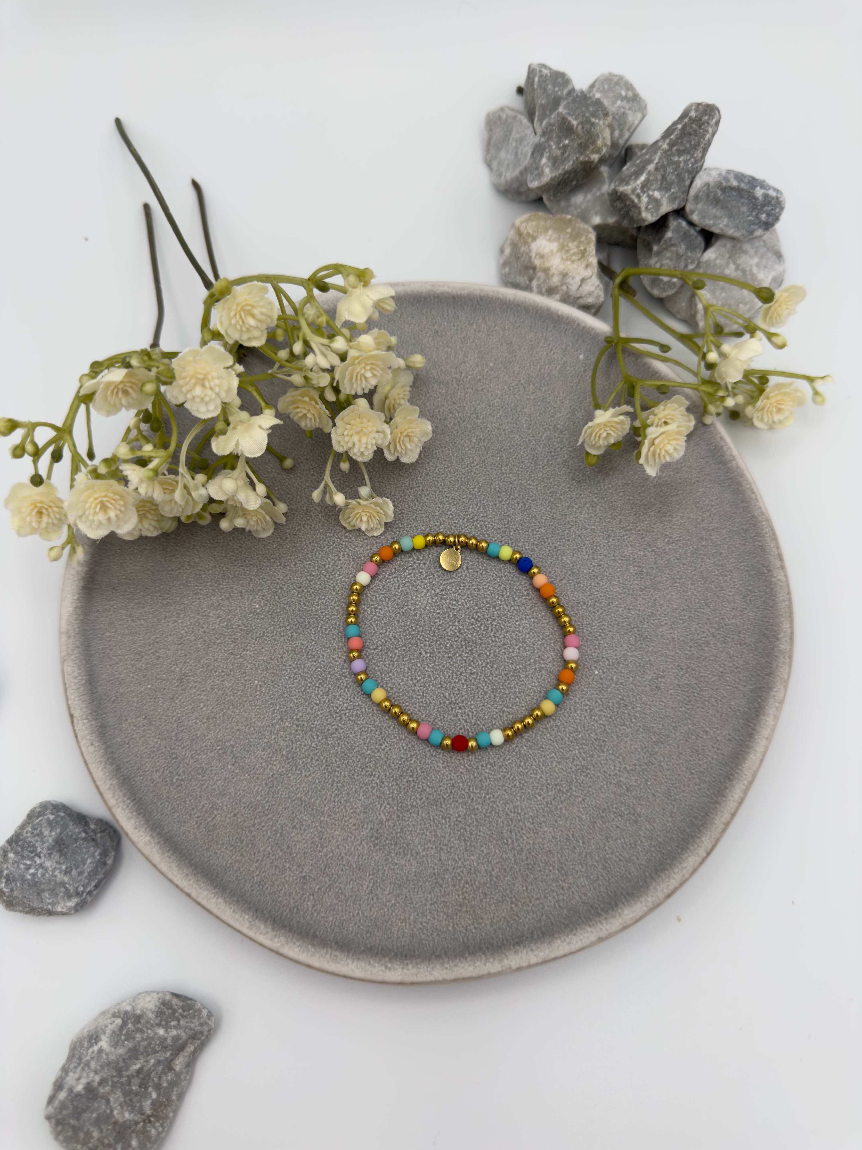 Armkettchen "Bunte Perle"