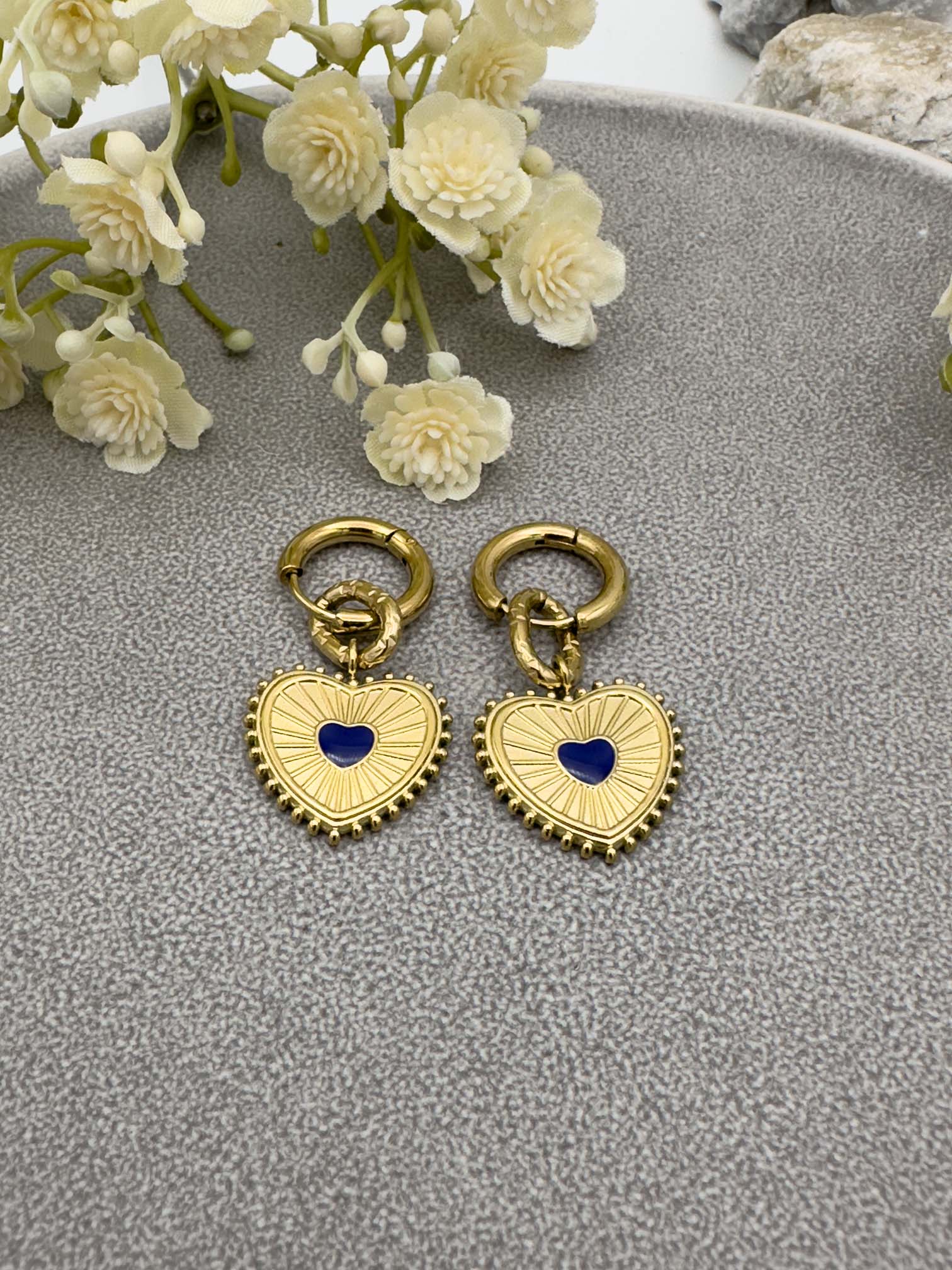 Ohrringe "zwei Herzen"