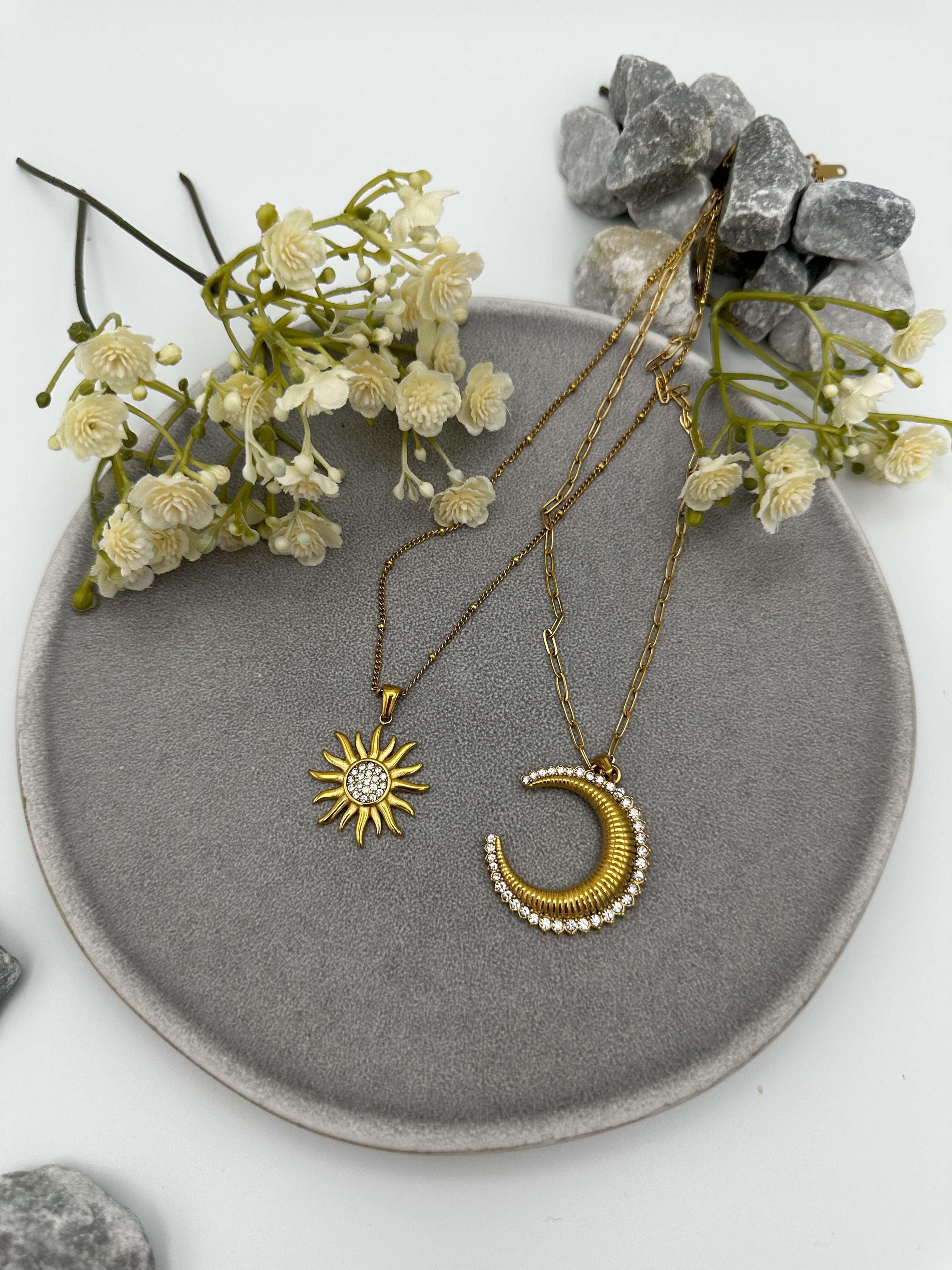 Halskette "Sun & Moon"