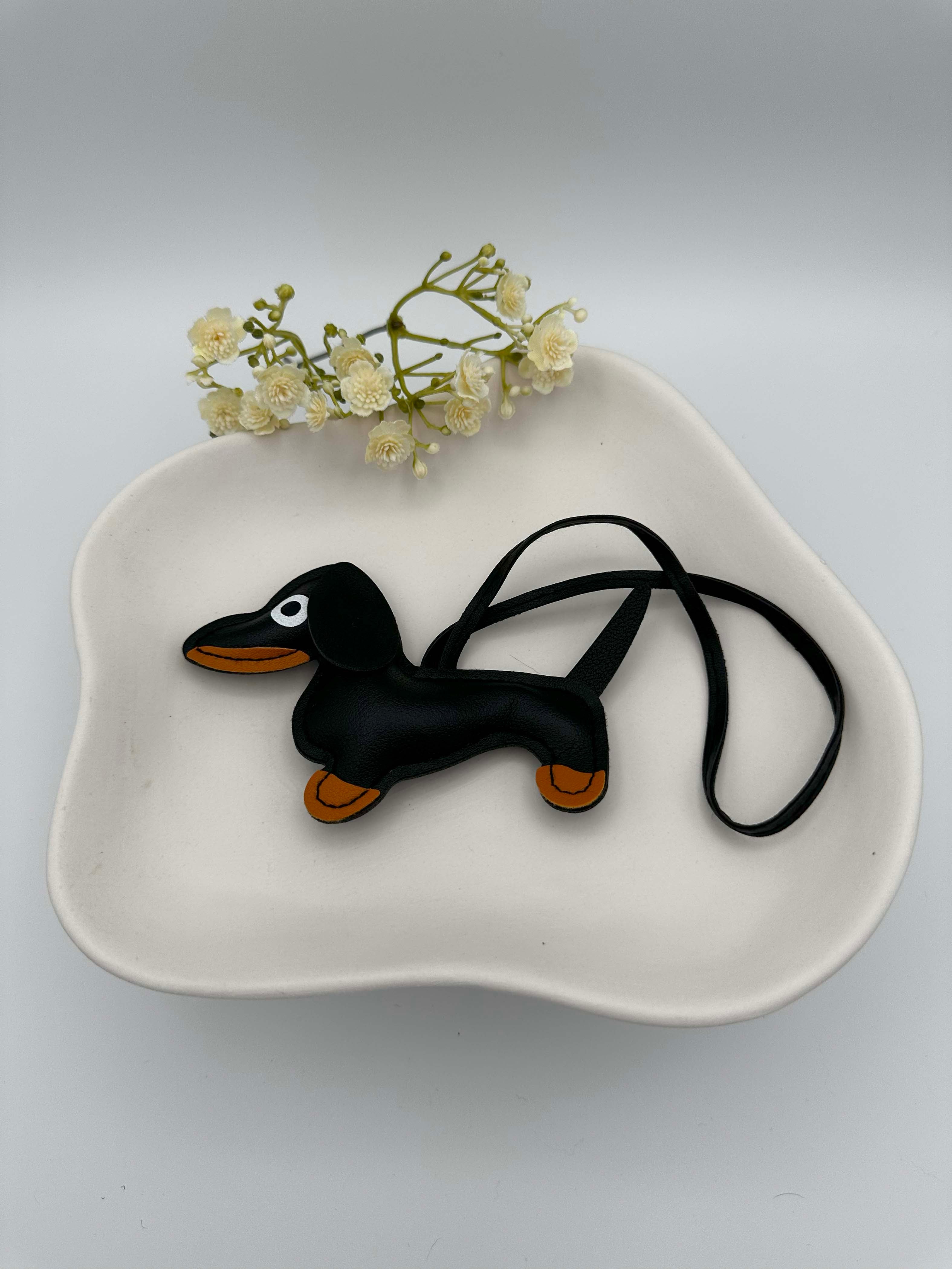 Taschenanhänger "einfach Dackel"