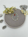 Armkettchen "Erdbeer-Perle"