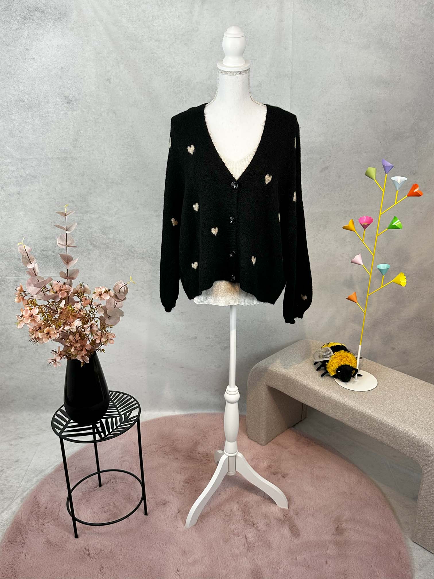 Strickjacke "Herzchen"